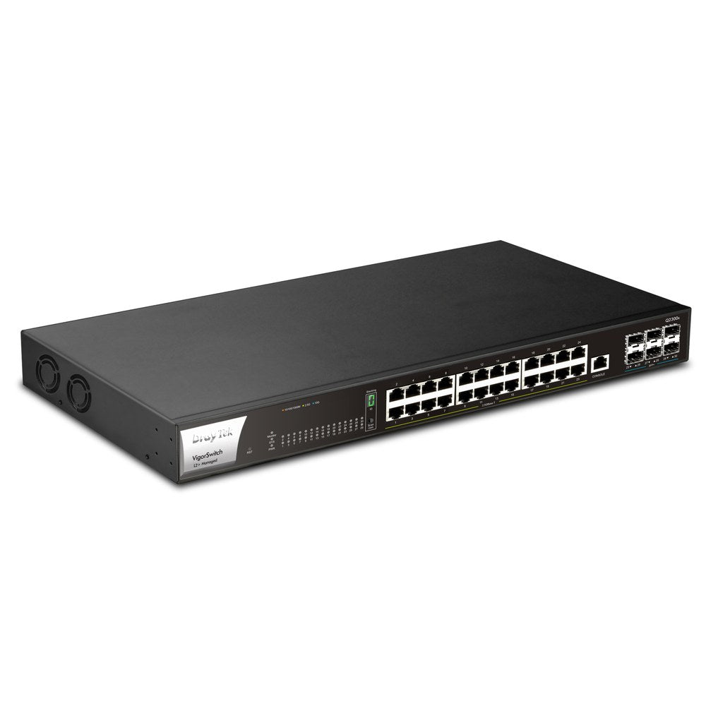 DSQ2300x - VigorSwitch Q2300x 30-Port 2.5GbE L2+ Managed Switch