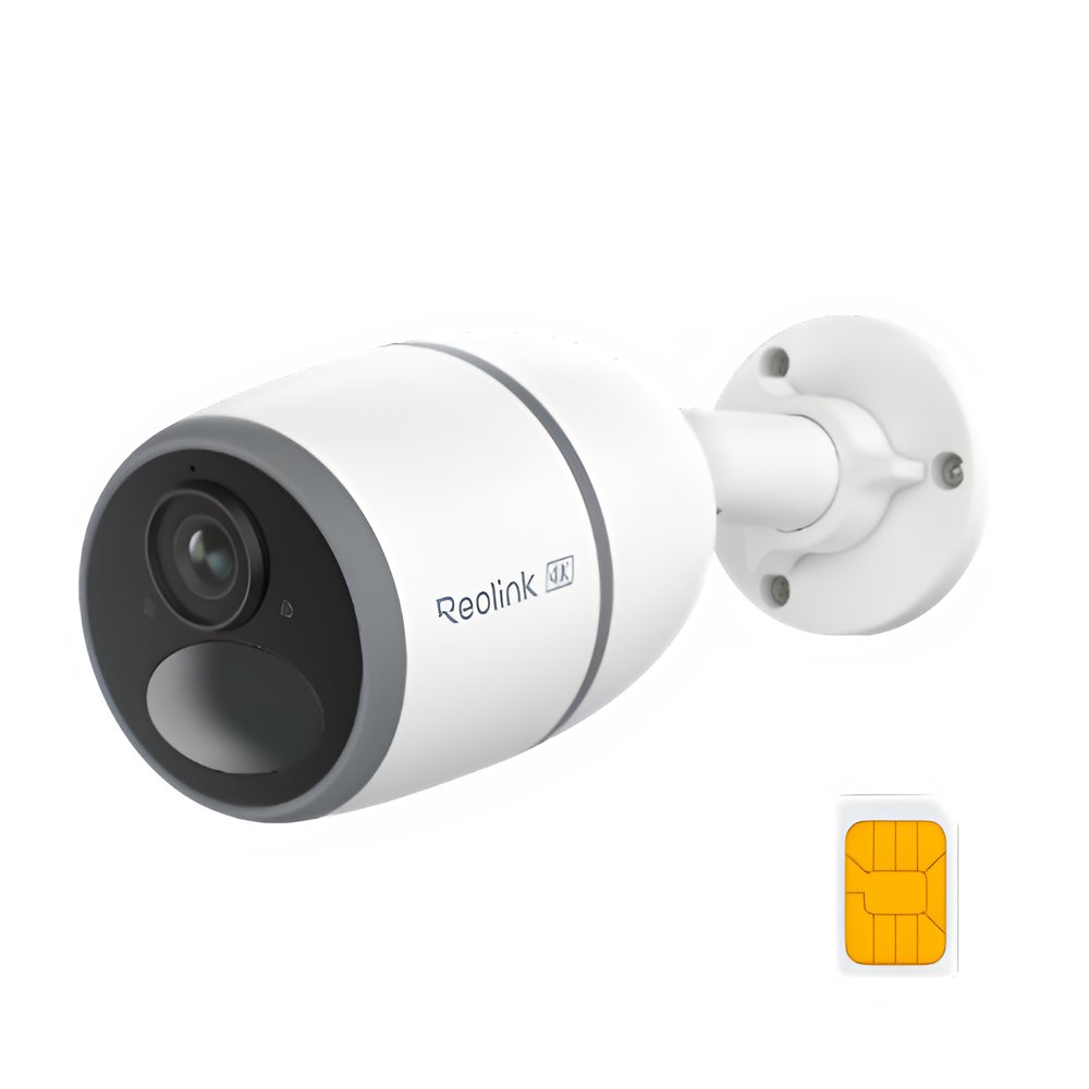 Go-Ultra - Reolink Go Ultra 4K 8MP Smart 4G LTE Battery-Powered Solar Camera