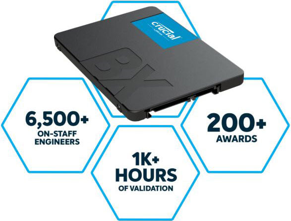Micron (Crucial) BX500 2.5" SSD Drive By Micron (Crucial) - Buy Now - AU $211.25 At The Tech Geeks Australia