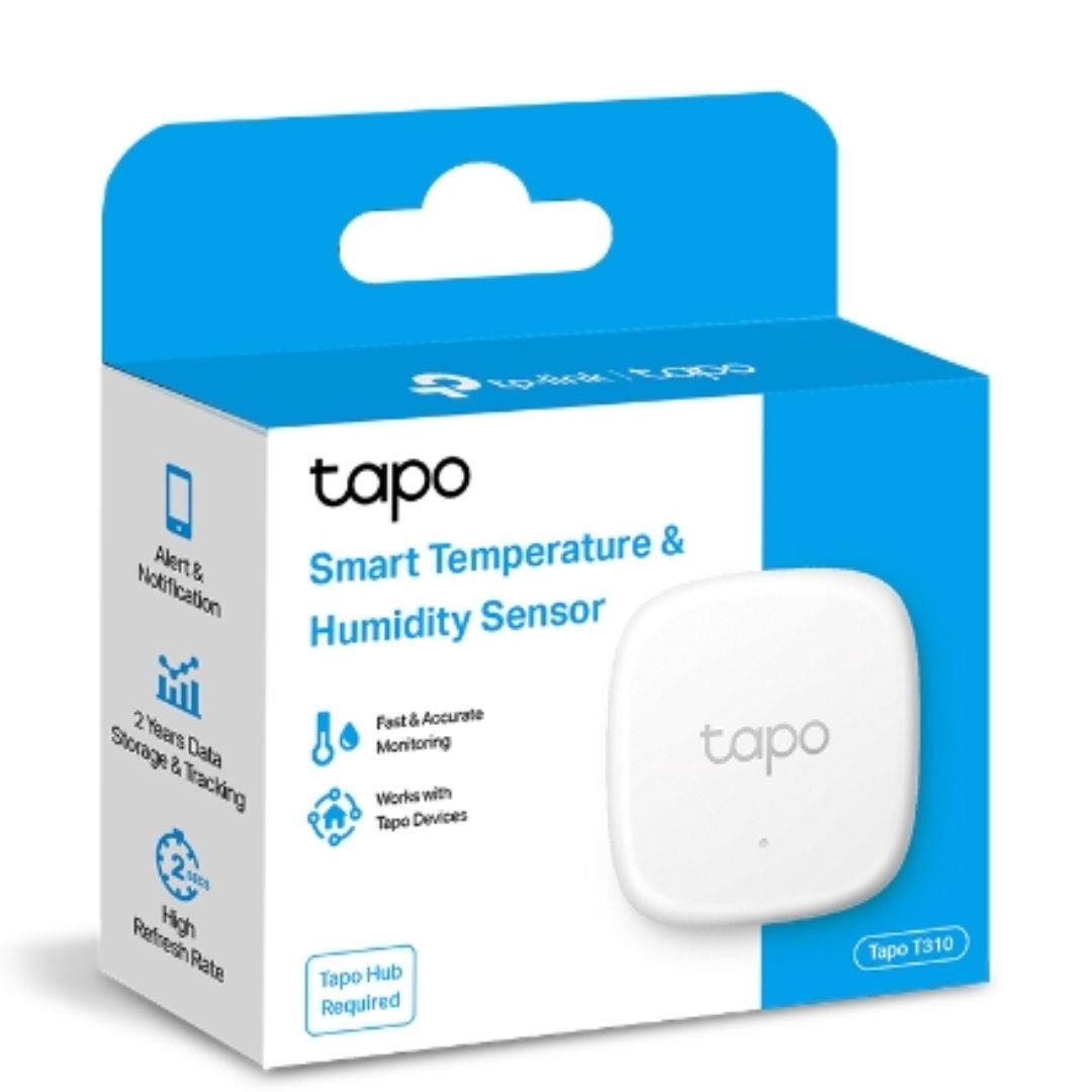 TP-Link Tapo Smart Temperature & Humidity Monitor, Fast & Accurate, Free Data Storage & Visual Graphs,Tapo T310 By TP-LINK - Buy Now - AU $29.32 At The Tech Geeks Australia