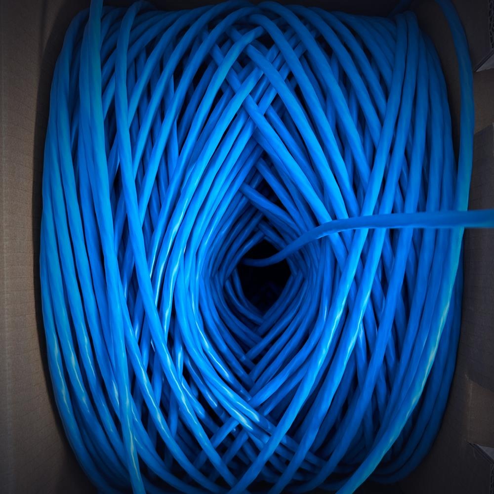 NCB-6AUFS23BLU-305 - D-Link Cat6A U/FTP 23AWG Network Cable, 305m in Reelex packaging, Blue