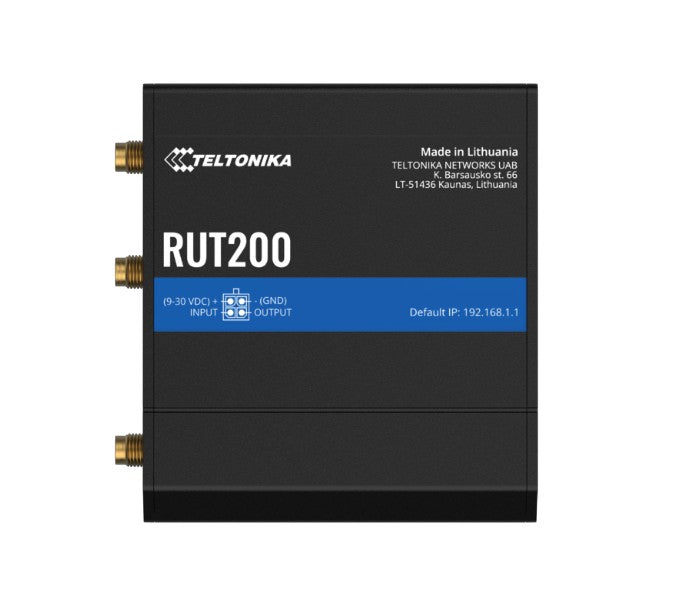 Teltonika RUT200 Industrial Cellular Router, WAN Failover, Compact and Reliable Industrial 4G LTE Router/Firewall, PSU included By Teltonika - Buy Now - AU $199.36 At The Tech Geeks Australia