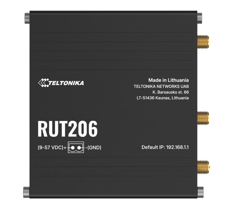 Teltonika RUT206 Industrial 4G Router, Cat 4, RS232 & RS485 for serial communication, 2-PIN POWER INPUT, Active and Passive PoE inputs By Teltonika - Buy Now - AU $256.48 At The Tech Geeks Australia