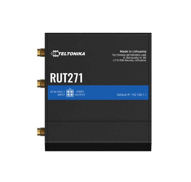 Teltonika RUT271 Redcap 5G Router, Instant LTE Failover, Backward Compatible with 4G LTE Cat 4, Low Latency, High Capacity, PSU included By Teltonika - Buy Now - AU $532 At The Tech Geeks Australia