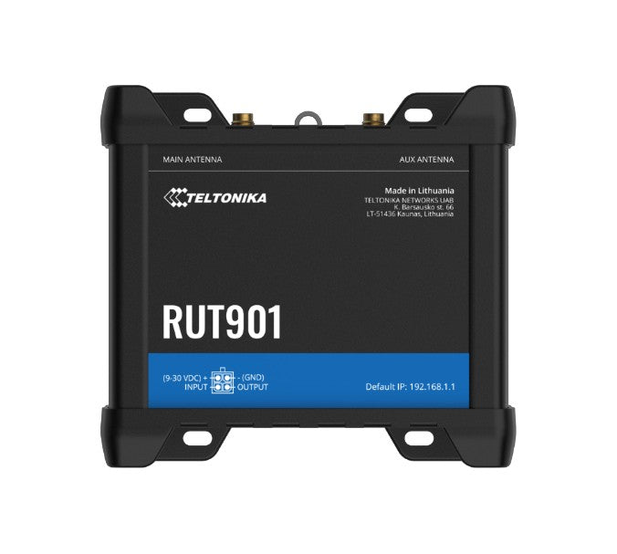 Teltonika RUT901 Industrial Cellular Router, 4G LTE (Cat 4), Dual SIM, Wi-Fi, MQTT, Modbus TCP, DNP3, PSU included By Teltonika - Buy Now - AU $260.96 At The Tech Geeks Australia