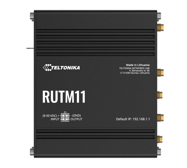 Teltonika RUTM11 Industrial 4G LTE Dual-band Wi-Fi, 4 x Gigabit RJ45 ports, USB, and up to 128 tag/port-based VLANs, PSU included By Teltonika - Buy Now - AU $517.44 At The Tech Geeks Australia
