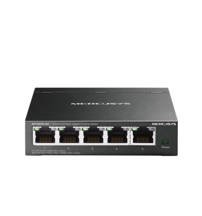 Mercusys MS105GS-M2 5-port 2.5G Multi-Gigabit Desktop Switch By TP-LINK - Buy Now - AU $62.35 At The Tech Geeks Australia