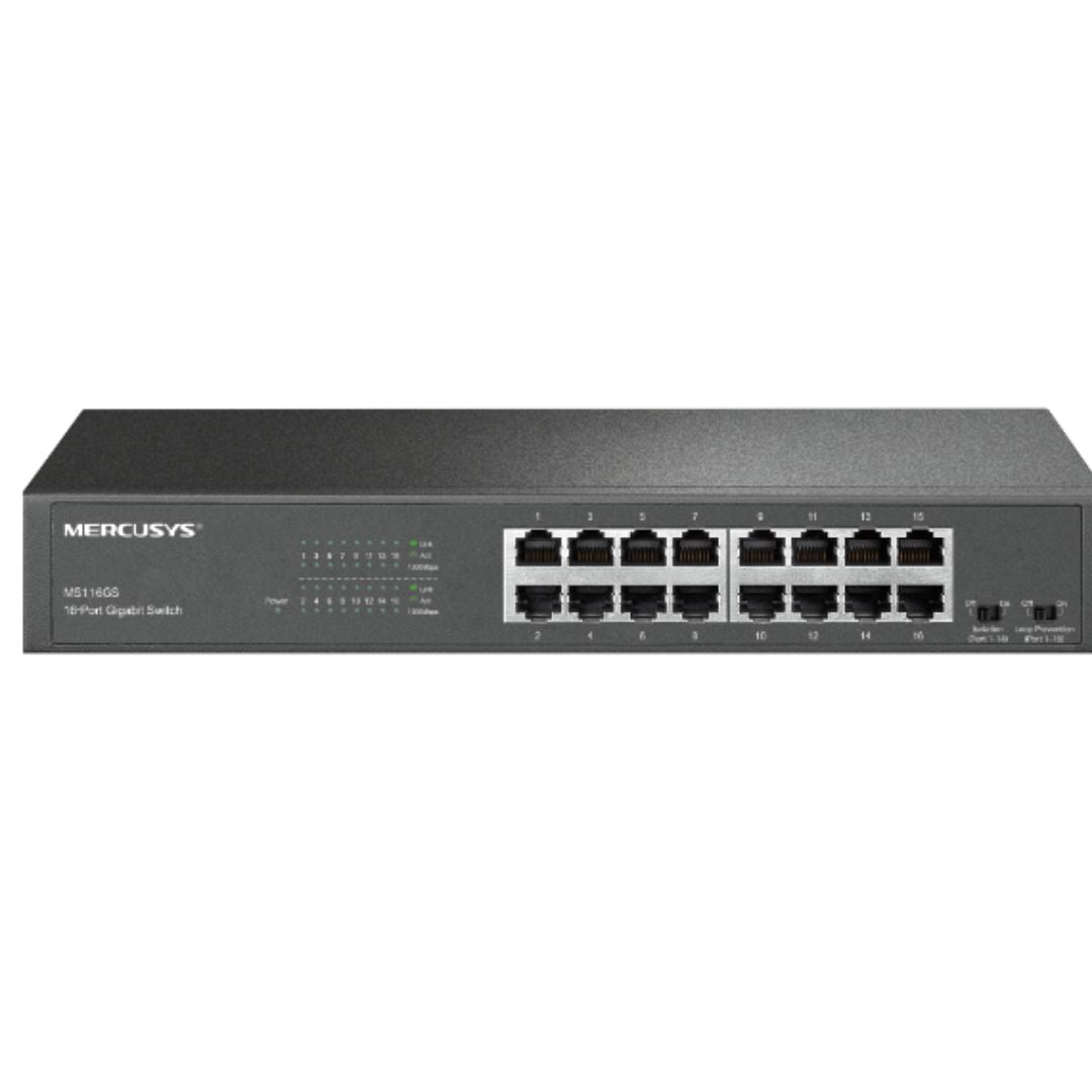 Mercusys MS116GS 16-Port Gigabit Desktop/Rackmount Switch By TP-LINK - Buy Now - AU $83.39 At The Tech Geeks Australia