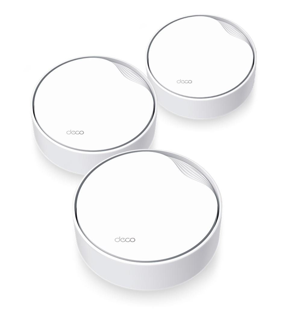 TP-Link Deco X50-PoE(3-pack) AX3000 Whole Home Mesh WiFi 6 System with PoE, 574 Mbps at 2.4 GHz + 2402 Mbps at 5 GHz By TP-LINK - Buy Now - AU $432.62 At The Tech Geeks Australia