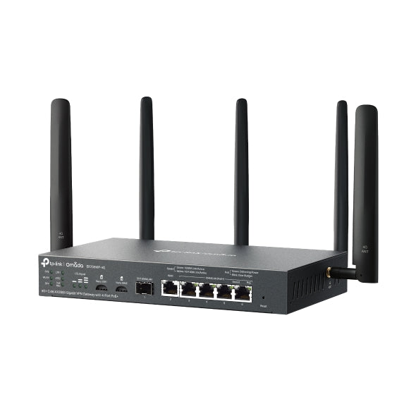 TP-Link ER706WP-4G Omada 4G+ Cat6 AX3000 Gigabit VPN Gateway with 4-Port PoE+, 574Mbps at 2.4 GHz + 2402 Mbps at 5 GHz (HE160) Wi-Fi Speed, 300 Mbps D By TP-LINK - Buy Now - AU $445.59 At The Tech Geeks Australia