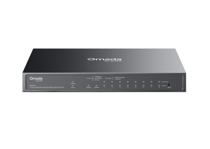 TP-Link ES210GP Omada 10-Port Gigabit Easy Managed Switch with 8-Port PoE+ By TP-LINK - Buy Now - AU $127.75 At The Tech Geeks Australia