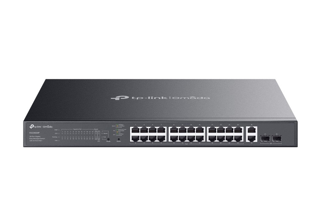 TP-Link ES228GMP Omada 28-Port Gigabit Easy Managed Switch with 24-Port PoE+, Fast PoE, Perpetual PoE, Flow Control, Loopback Detection, Port Isolati By TP-LINK - Buy Now - AU $470.55 At The Tech Geeks Australia