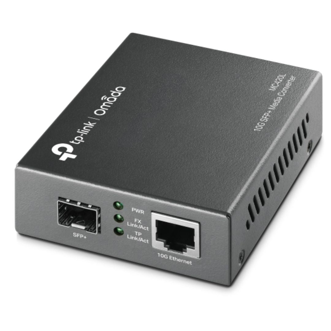 TP-Link MC420L Omada 10G Multi-Gigabit SFP Media Converter, 1— 1G/2.5G/5G/10Gbps Auto-Negotiation RJ45 ports supporting Auto-MDI/MDIX By TP-LINK - Buy Now - AU $50.58 At The Tech Geeks Australia