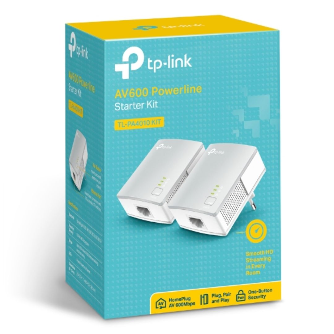 TP-Link TL-PA4010 KIT AV600 Powerline Ethernet Adapter Starter Kit 600Mbps HomePlug AV 1xLAN Port 300m Range Plug & Play Mini Size By TP-LINK - Buy Now - AU $68.45 At The Tech Geeks Australia