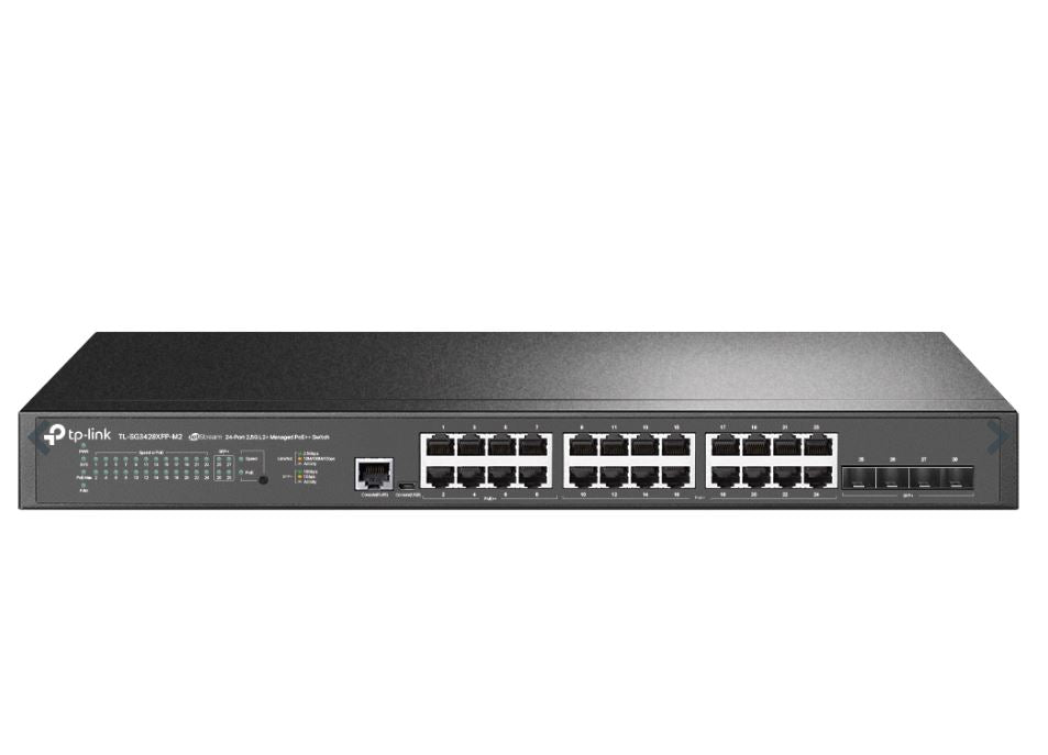 TP-Link SG3428XPP-M2 Omada 24-Port 2.5GBASE-T and 4-Port 10GE SFP+ L2+ Managed Switch with 16-Port PoE+ & 8-Port PoE++ By TP-LINK - Buy Now - AU $1039.64 At The Tech Geeks Australia