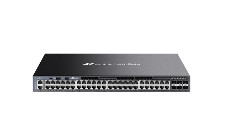 TP-Link SG6654X Omada 48-Port Gigabit Stackable L3 Managed Switch with 6 10GE SFP+ Slots, 48— Gigabit RJ45 Ports, 6— 10G SFP+ Slots, RJ45/Type C USB C By TP-LINK - Buy Now - AU $2166.70 At The Tech Geeks Australia