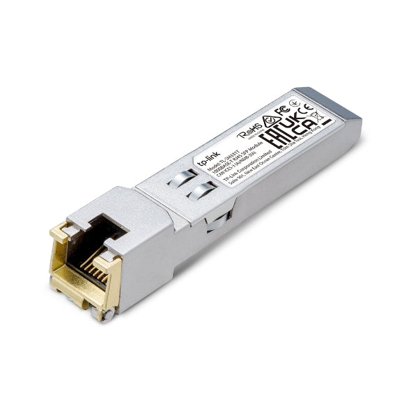 TP-Link TL-SM331T 1000BASE-T RJ45 SFP Module. 100m Reach Over UTP Cat 5e Or Above Cable, 1000BASE-T, TX Disable, Hot Swappable By TP-LINK - Buy Now - AU $24.85 At The Tech Geeks Australia