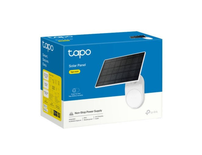 TP-Link Tapo A201 Solar Panel, Compatible with all Tapo Battery Cameras (Tapo C420, Tapo C410, and Tapo C400) By TP-LINK - Buy Now - AU $33.46 At The Tech Geeks Australia