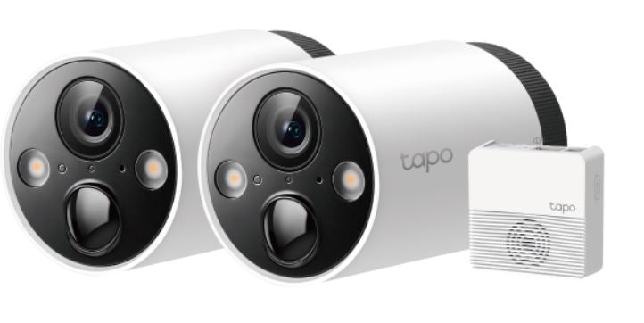 TP-Link Tapo C420S2 4MP Smart Wire-Free Security Camera System, 2-Camera System, 2K QHD, 1080P, Night Vision, Two-Way Audio By TP-LINK - Buy Now - AU $358.61 At The Tech Geeks Australia