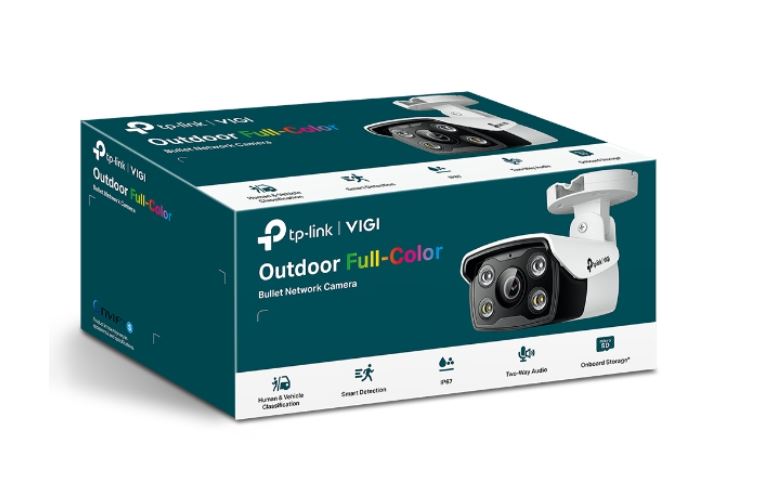 TP-Link VIGI 4MP C340(6mm) Outdoor Full-Colour Bullet Network Camera, 6mm Lens, Smart Detection, 3YW By TP-LINK - Buy Now - AU $66.49 At The Tech Geeks Australia