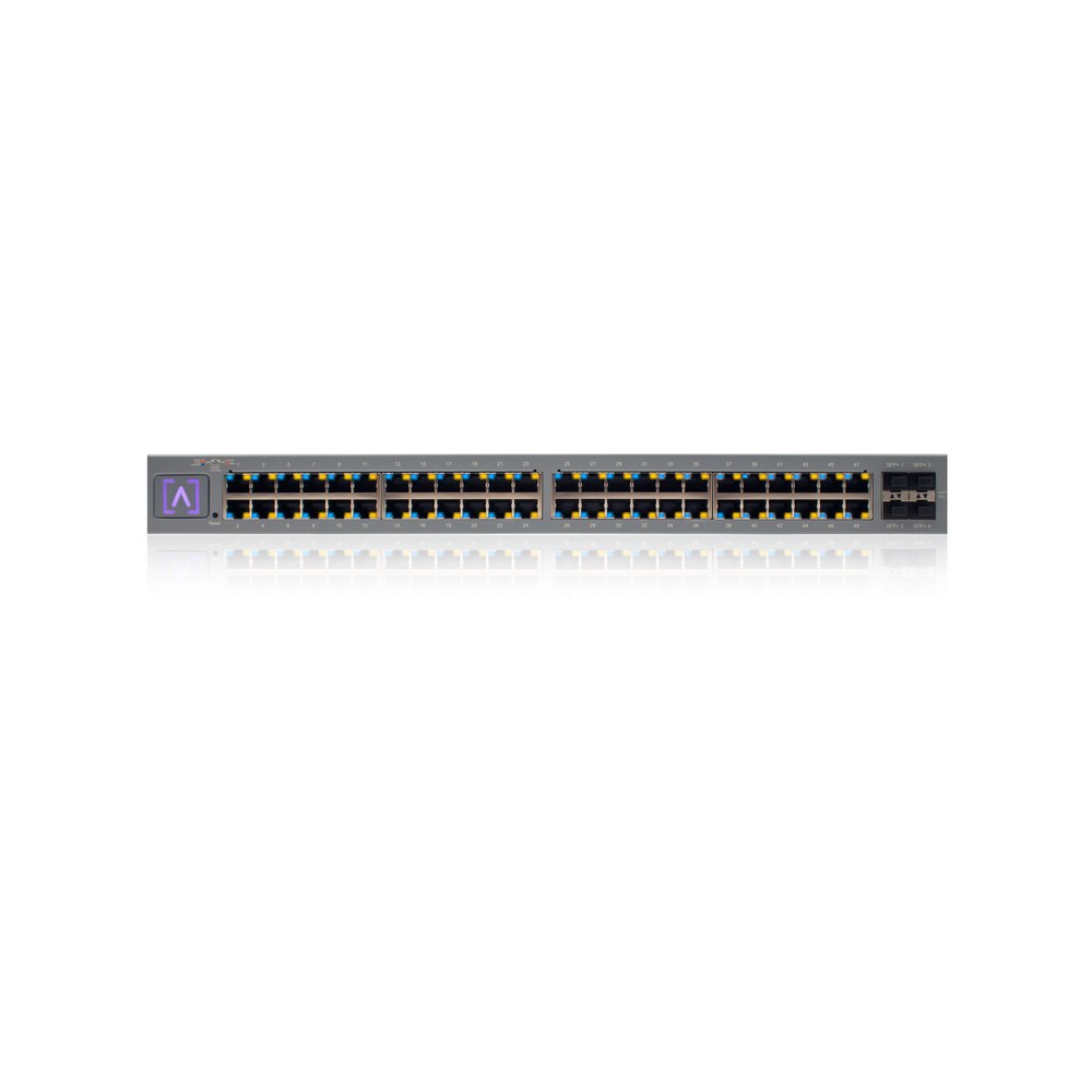 S48-APOE - Alta Labs 48-Port Managed Enterprise PoE Switch 16x 2.5Gbps 32x 1Gbps 4x 10GigE SFP+ 48x PoE+ Ports 740W PoE Power