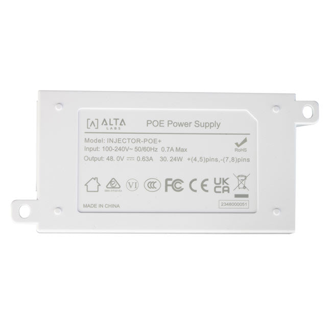 INJECTOR-POE+-AU Alta Labs PoE+ Injector By Alta Labs - Buy Now - AU $36.25 At The Tech Geeks Australia