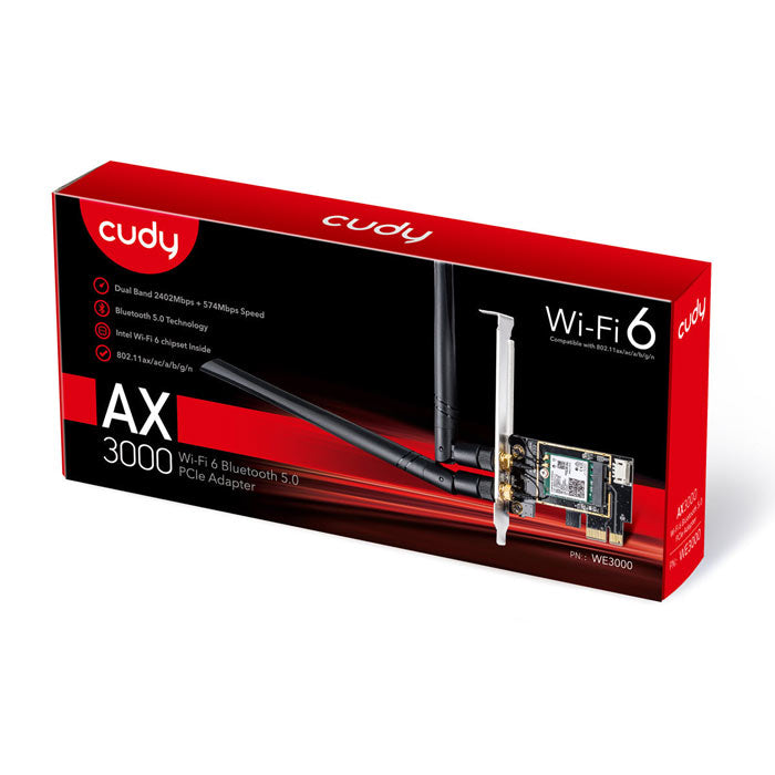 Cudy AX3000 WiFi 6 PCI Express Adapter By Cudy - Buy Now - AU $61.24 At The Tech Geeks Australia