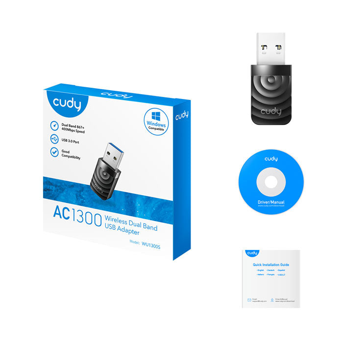 Cudy AC1300 WiFi USB 3.0 Adapter By Cudy - Buy Now - AU $36.94 At The Tech Geeks Australia
