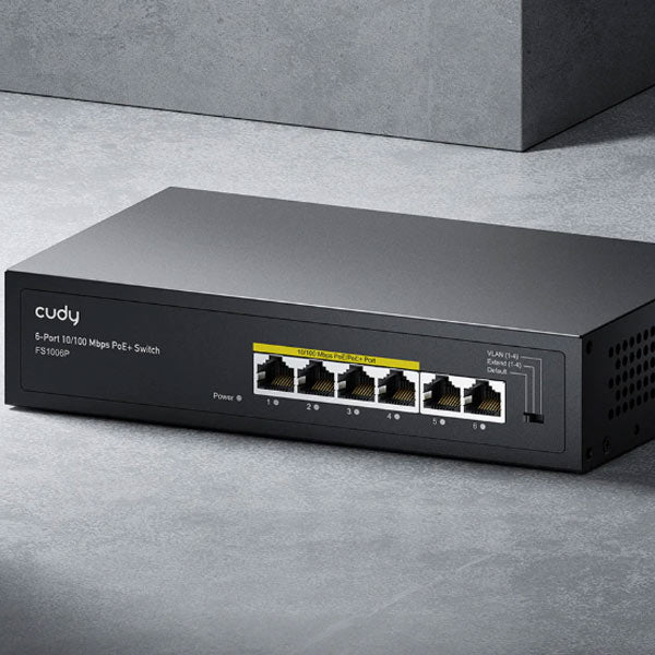 FS1006P 3.0 Cudy 6-Port 10/100M PoE+ Switch, 65W By Cudy - Buy Now - AU $52.51 At The Tech Geeks Australia