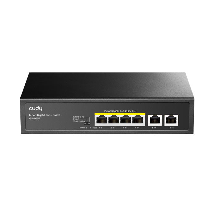 Cudy GS1006P 6-Port Gigabit PoE+ Switch, 65W By Cudy - Buy Now - AU $79.09 At The Tech Geeks Australia