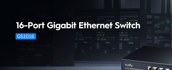 Cudy GS1016 16-Port Gigabit Metal Switch By Cudy - Buy Now - AU $99.22 At The Tech Geeks Australia