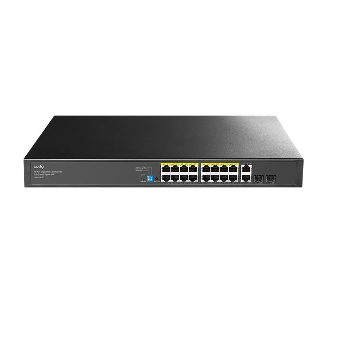 Cudy GS1018PS2 16-Port Gigabit PoE+ Switch with 2 Uplink Gigabit Ports and 2 Gigabit SFP Slots 200W By Cudy - Buy Now - AU $311.49 At The Tech Geeks Australia