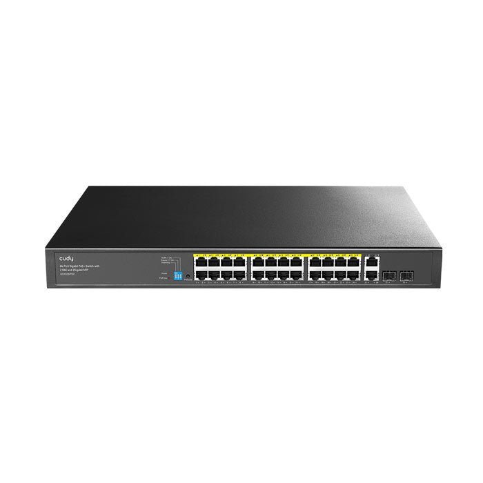 Cudy GS1026PS2 24-Port Gigabit PoE+ Switch with 2 Uplink Gigabit Ports and 2 Gigabit SFP Slots 300W By Cudy - Buy Now - AU $369.60 At The Tech Geeks Australia
