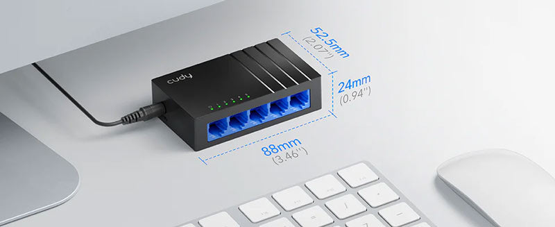 Cudy GS105D 5-Port Gigabit Desktop Switch By Cudy - Buy Now - AU $21.52 At The Tech Geeks Australia