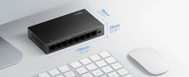 Cudy GS108 8-Port Gigabit Metal Switch By Cudy - Buy Now - AU $40.60 At The Tech Geeks Australia