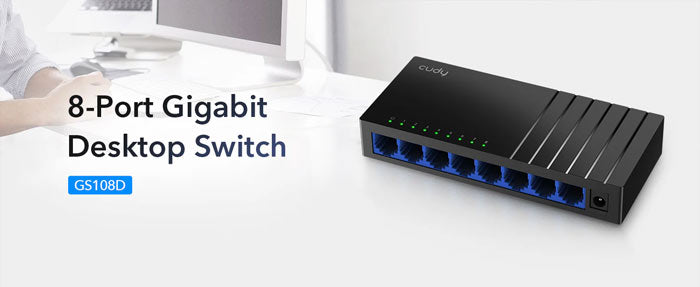 Cudy GS108D 8-Port Gigabit Desktop Switch By Cudy - Buy Now - AU $34.82 At The Tech Geeks Australia