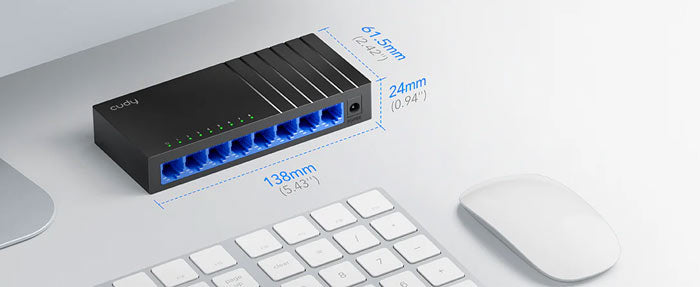 Cudy GS108D 8-Port Gigabit Desktop Switch By Cudy - Buy Now - AU $34.82 At The Tech Geeks Australia