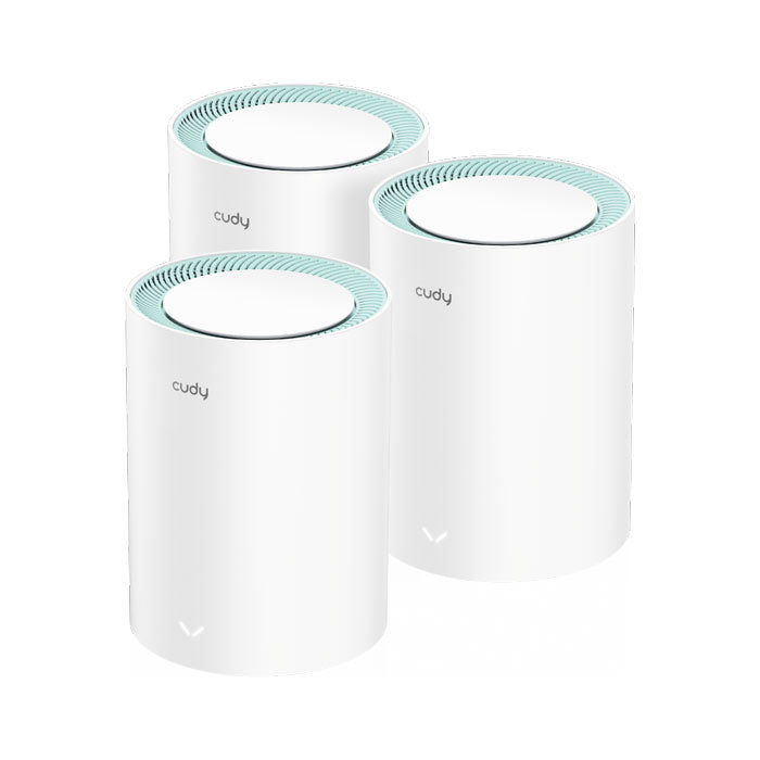 Cudy M1300 AC1200 WiFi Gigabit Mesh Solution with Gigabit Port (3-Pack) By Cudy - Buy Now - AU $199.85 At The Tech Geeks Australia