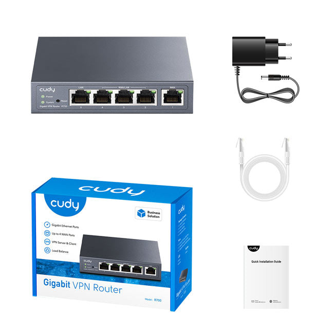 Cudy R700 Gigabit Multi-WAN VPN Router By Cudy - Buy Now - AU $83.64 At The Tech Geeks Australia