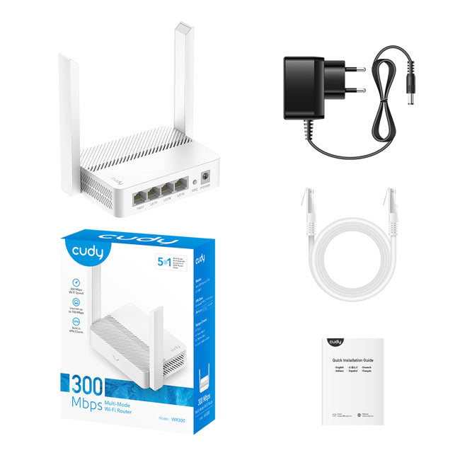 Cudy WR300 N300 WiFi Router By Cudy - Buy Now - AU $34.90 At The Tech Geeks Australia