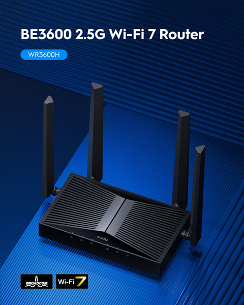 Cudy BE3600 Wi-Fi 7 Gigabit Router 2.5G By Cudy - Buy Now - AU $137.19 At The Tech Geeks Australia