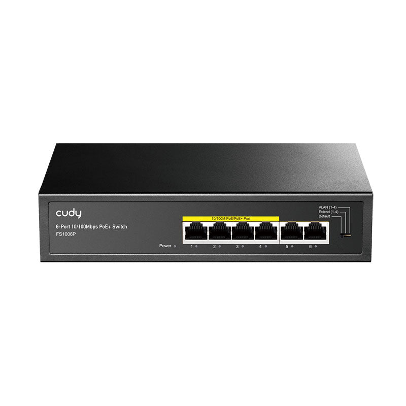 FS1006P 3.0 Cudy 6-Port 10/100M PoE+ Switch, 65W By Cudy - Buy Now - AU $58.40 At The Tech Geeks Australia