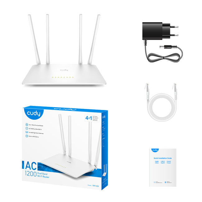 Cudy WR1200 AC1200 WiFi Router By Cudy - Buy Now - AU $57.07 At The Tech Geeks Australia
