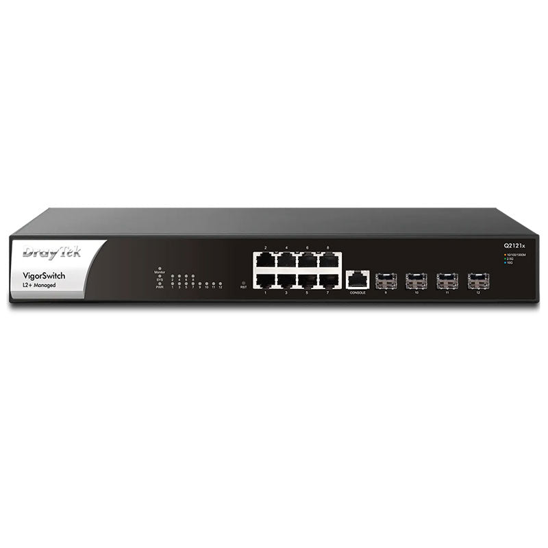 DSQ2121X DrayTek VigorSwitch Q2121x 2.5GbE L2+ Managed Switch By DrayTek - Buy Now - AU $357.30 At The Tech Geeks Australia