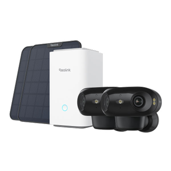 Argus Pro Kit Reolink Home Hub with Argus Pro 4K UHD Wi-Fi Security  System Home Hub Cameras (Black) Solar Panels (Black)