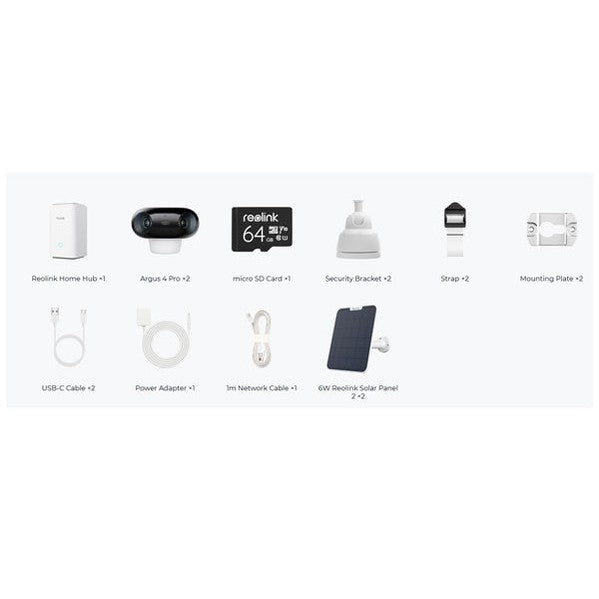 Argus 4 Pro Kit Reolink Home Hub with Argus 4 Pro 4K UHD Wi-Fi 6 Security System (8)