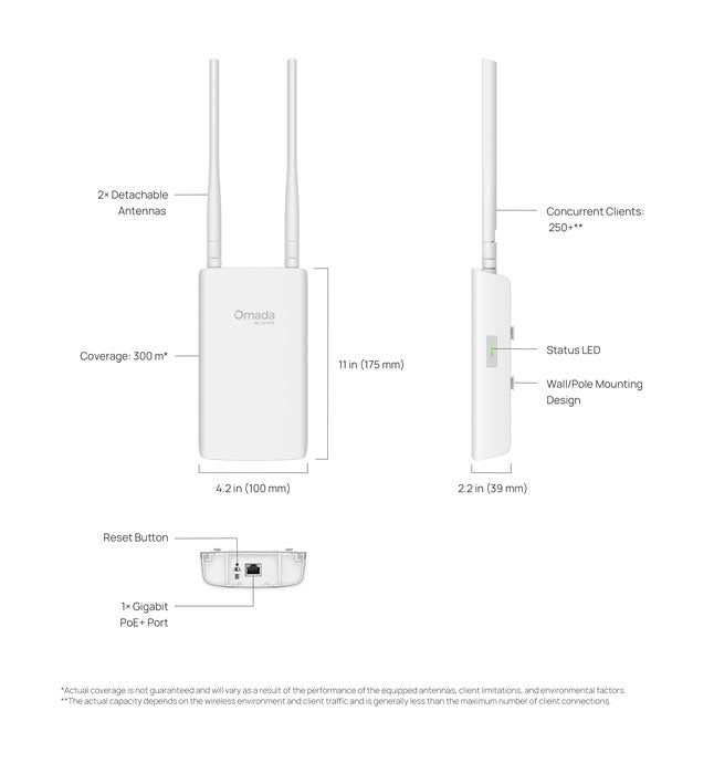 EAP603-Outdoor TP-Link AX1800 Indoor/Outdoor Wi-Fi 6 Access Point By TP-LINK - Buy Now - AU $195.63 At The Tech Geeks Australia