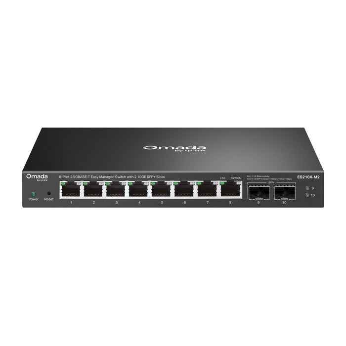 ES210X-M2 TP-Link Omada 8-Port 2.5G Easy Managed Switch with 2 10GE SFP+ Slots By TP-LINK - Buy Now - AU $146.50 At The Tech Geeks Australia