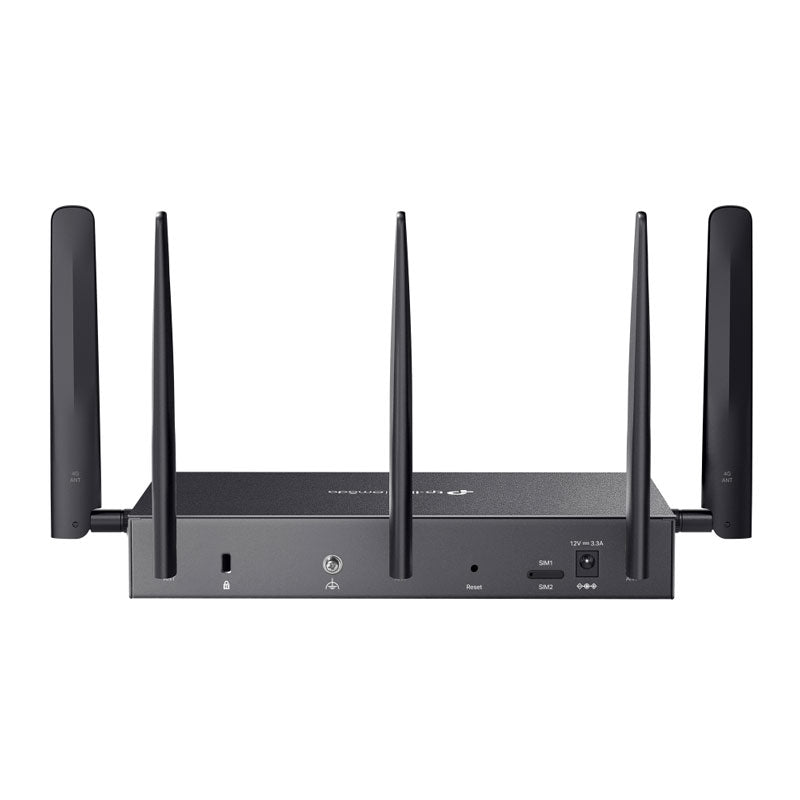 TP-Link DR3650v-4G Omada 4G+ Cat6 AX3000 Wi-Fi 6 Gigabit Desktop DSL Gateway, 574Mbps@2.4GHz + 2402Mbps@5GHz(HE160), VDSL2 350 350/60, VoIP By TP-LINK - Buy Now - AU $451.25 At The Tech Geeks Australia