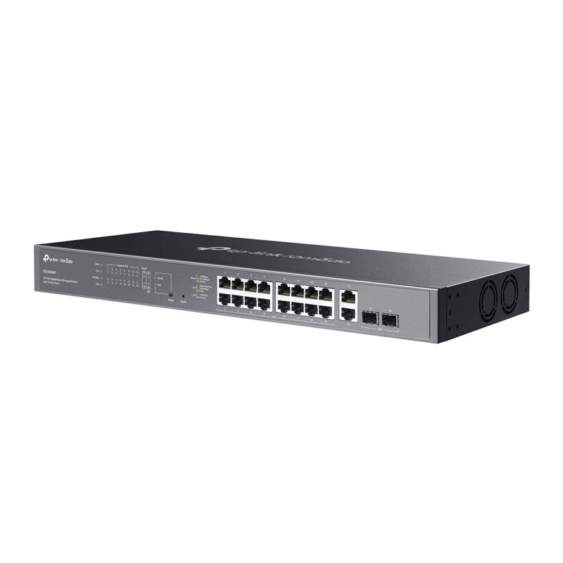 TP-Link ES220GMP Omada 20-Port Gigabit Easy Managed Switch with 16-Port PoE+, Fast PoE, Perpetual PoE, Flow Control, Loopback Detection, Port Isolation By TP-LINK - Buy Now - AU $343 At The Tech Geeks Australia
